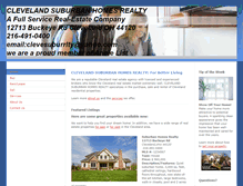Tablet Screenshot of clevelandsuburbanhomesrealty.com